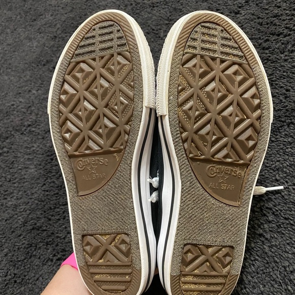Kids black Converse size 2 - Picture 5 of 6